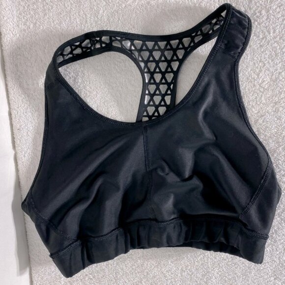 Adidas Climalite Black Sports Bra With Hologram Detail M - Picture 9 of 10